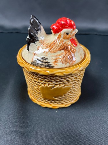 Rossini Japón Gallo Cesta Tejido Cafetera/Tetera, Crema y Azúcar Set con Tapas - Imagen 17 de 21