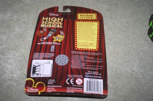 Llavero Musical High School Troy & Gabriella Disney Deadstock 2007 Sin Pull Tab - Imagen 4 de 4