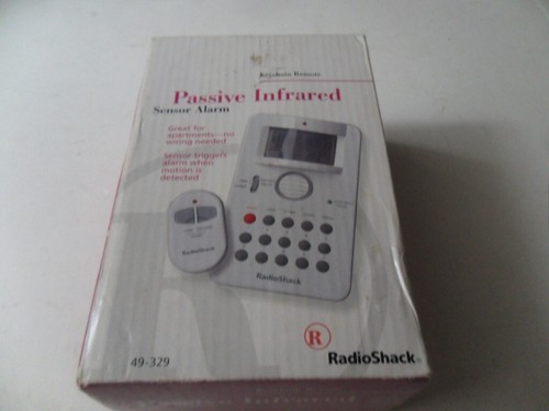 Radio Shack Passive Infrared Sensor Alarm 49-329 With Key Chain Remote - Picture 4 of 5
