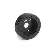1 Black Hub For Nardi Jdm 6 Steering Wheel Hub To Fs Grant 3 Hole Adapter