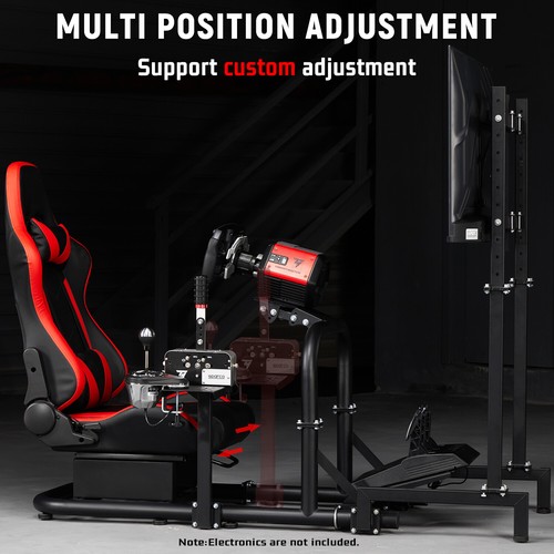 Dardoo Racing Sim Cockpit Ständer/Sitz/TV einstellbar Fit für Logitech G923 G29 - Bild 29 von 38