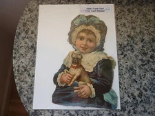 Trade Card. Circa: 1880s.  Troy Cash Bazaar. Unusually large size.