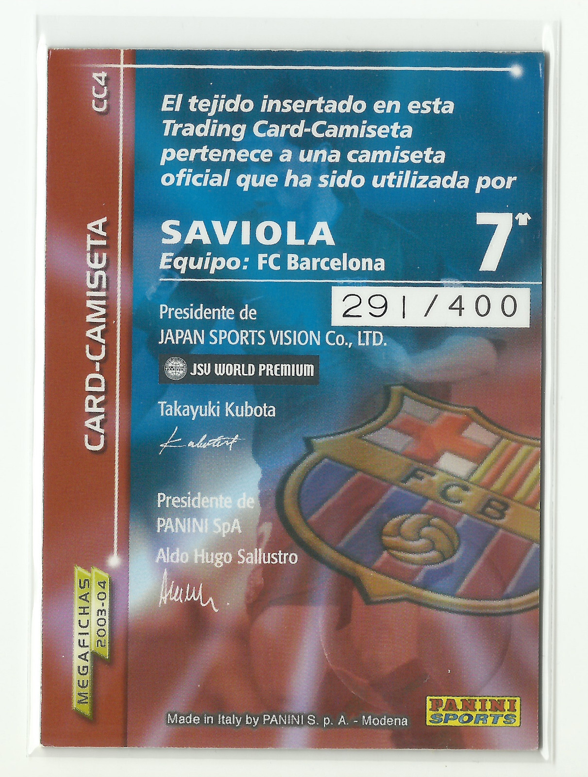 2003-04 Panini MegaFichas La Liga Japanese Exclusive Edition Choose & Pick Cards - Picture 222 of 258
