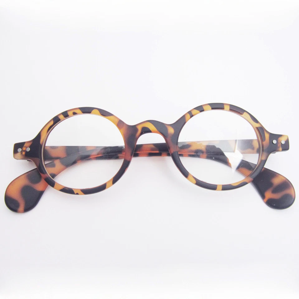 Agstum Vintage Full Rim Round Eyeglasses Frame Spectacles Eyewear Clear  - Image 4 of 4