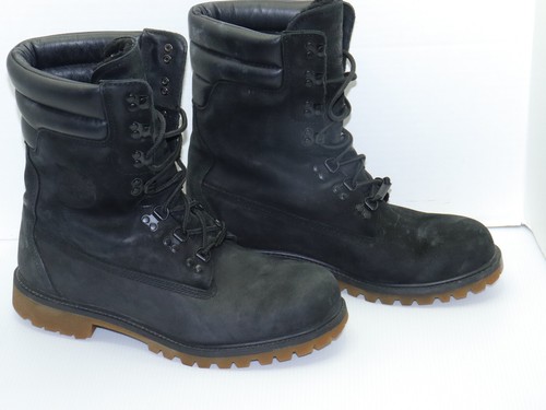 Stivali da uomo Timberland TB 0A1UCY Premium 8 pollici sherling neri taglia 11,5 - Foto 7 di 23