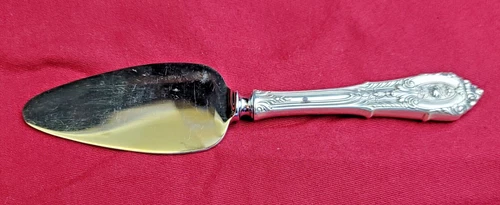 Vintage WALLACE Rose Point STERLING SILVER Cheese Server 6-3/8" Knife NO MONO