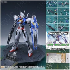 for HG 1/144 XVX-016 Aerial Gund-Arm AW9 Metal Details Part Etch Sheet Decal S45