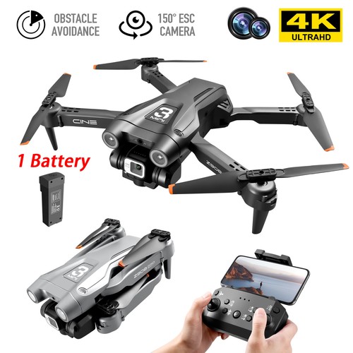 2.4G RC Drone WIFI FPV 4K Dual HD Camera Selfie Obstacle Avoidance Quadcopter - Picture 1 of 12