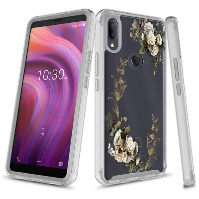 Alcatel 3V 2019 Graphic Shockproof Impact Protective Full-Body Hybrid Case