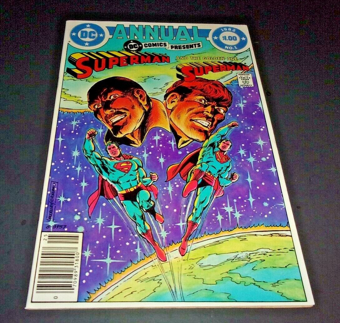 Superman And The Golden Age Superman Annual #1 Newsstand DC 1982