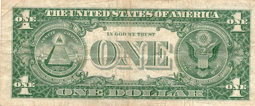 $1.00 1957B Silver Certificate *Note - Picture 2 of 2