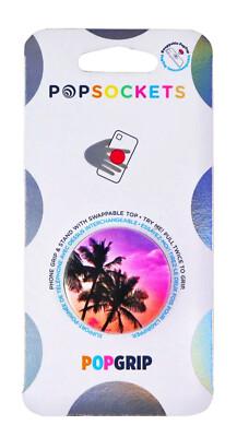 PopSockets Sunset Palm Trees Silhouette Phone Grip PopSocket Pop Socket  PopGrip