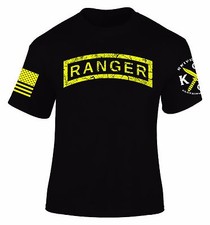 Ranger Tab T-Shirt Distressed I United States Army Ranger I Veteran I Military