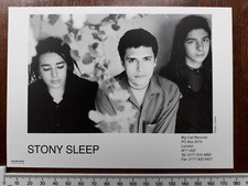 STONEY SLEEP.  Original Press Promo B&W Photo 7 x 5 inch Excellent Condition