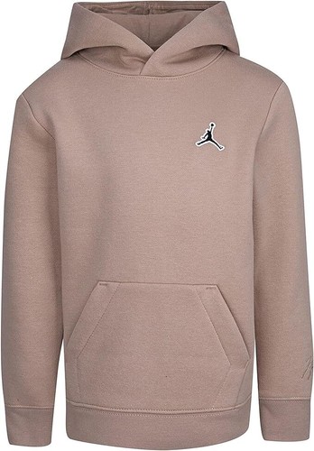 NEW Jordan Boy's 5 Essentials Pullover HOODIE 85A715-XOL BROWN TAN HEMP HOODIE