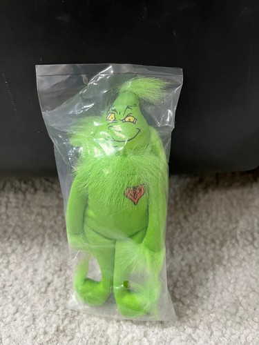 Dr. Seuss The Grinch Backpack Bag Clip Keyring Plush Figure