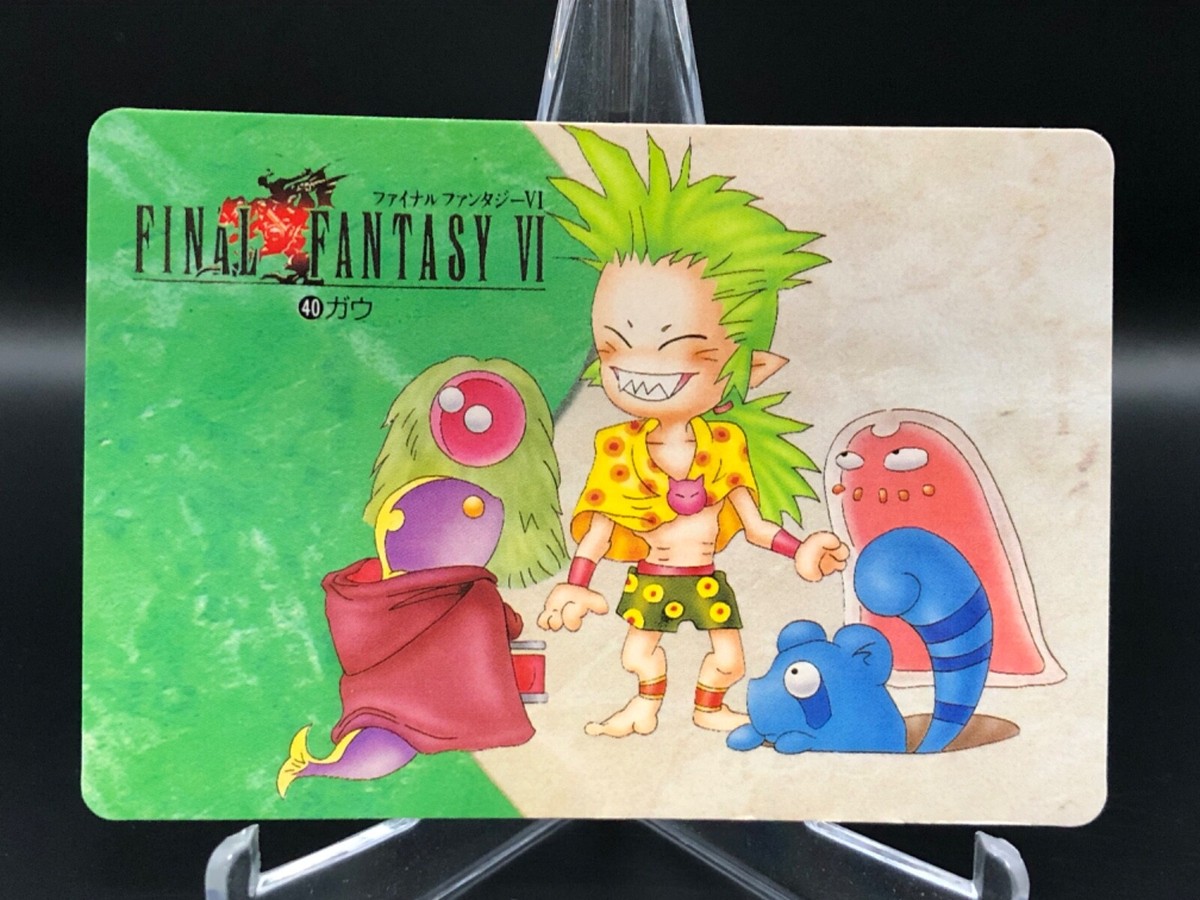 40 Gau FINAL FANTASY Ⅵ carddass 1994 Bandai SQUARE ENIX JAPAN