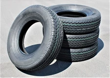 Antego ST225/75R15 Radial Trailer Tire - 8 Ply Load Range E (Set of 4)