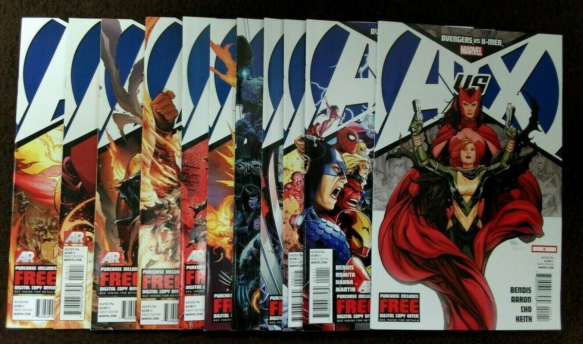 アベンジャーズvsX-MEN #0〜12 全巻セット AVENGERS VS X-MEN #0-12 MARVEL COMIC SERIES PICK CHOOSE YOUR COMIC