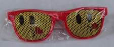 Red Frame blow heart kisses Emoticon Emoji Novelty Glasses Costume Accessor