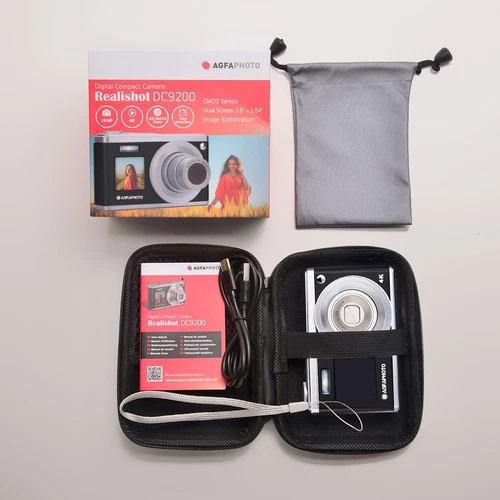 Agfaphoto Digital Camera DC9200 24MP 10x Zoom Compact - Black - Inc Hard Case!