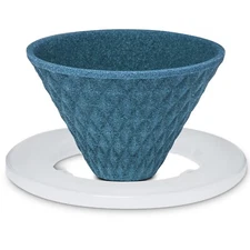 Ceramic Coffee Filter Pour Over Dripper Paperless ekubo one drip 1-2 Cup Green