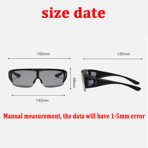 Polarized HD Day/Night Driving Glasses Anti Glare Vision Sunglasses Unisex - Picture 5 of 20