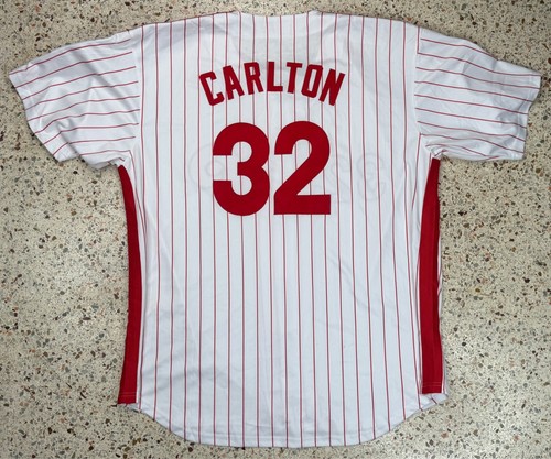 Mitchell & Ness MLB Phillies #32 Steve Carlton Centennial Zip Jersey Size 52 - Picture 10 of 12