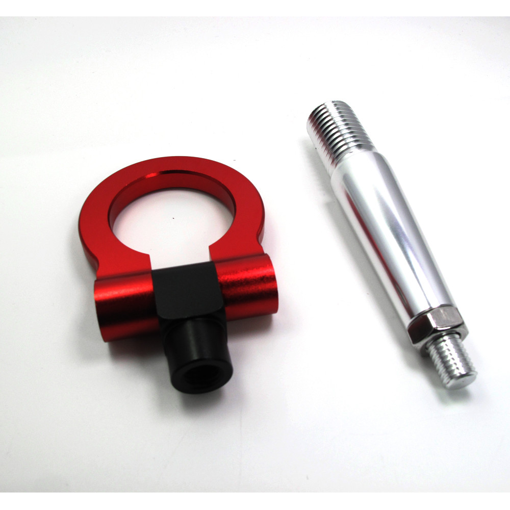JDM Red Track Racing Style Screw On Tow Hook For Infiniti G37 FX35
