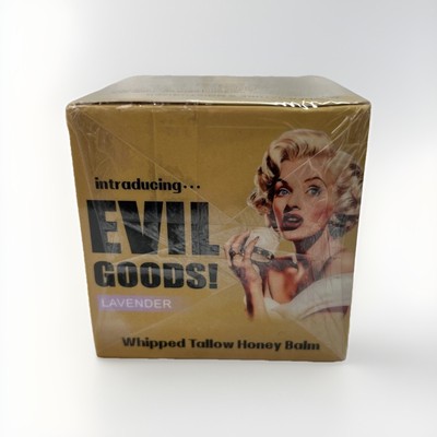 Evil Goods! Whipped Beef Tallow Manuka Honey Balm LAVENDER 4.23 oz No Toxins NEW