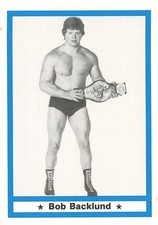 BOB BACKLUND 1991 IMAGINE WRESTLING LEGENDS #45