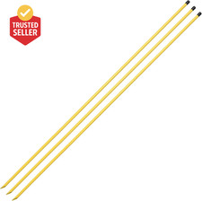 Golf Alignment Sticks 3 Pack, 58 Inch Golf Swing Practice Stick, Adjustable Leng