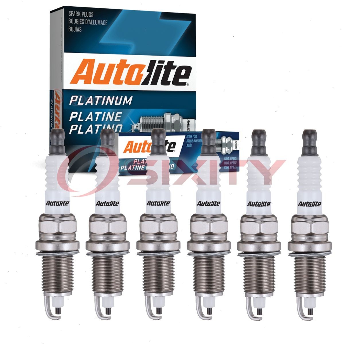 6 pc Autolite Platinum AP5405 Spark Plugs for 7781 7100 4118 3034 Ignition rz