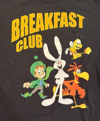 Breakfast Club; Trix Lucky Charms Cocoa Puffs Cheerios Boys 2XL (18) T-Shirt NEW