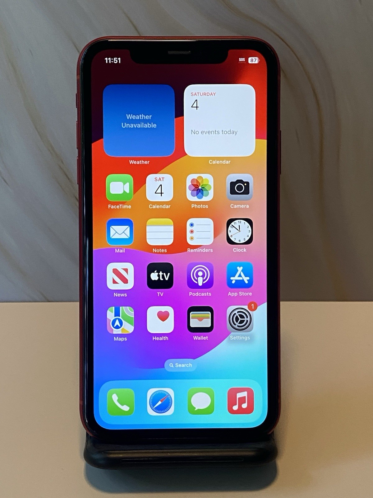 Apple iPhone XR 64GB Red &ndash; Unlocked &ndash; Lot #120