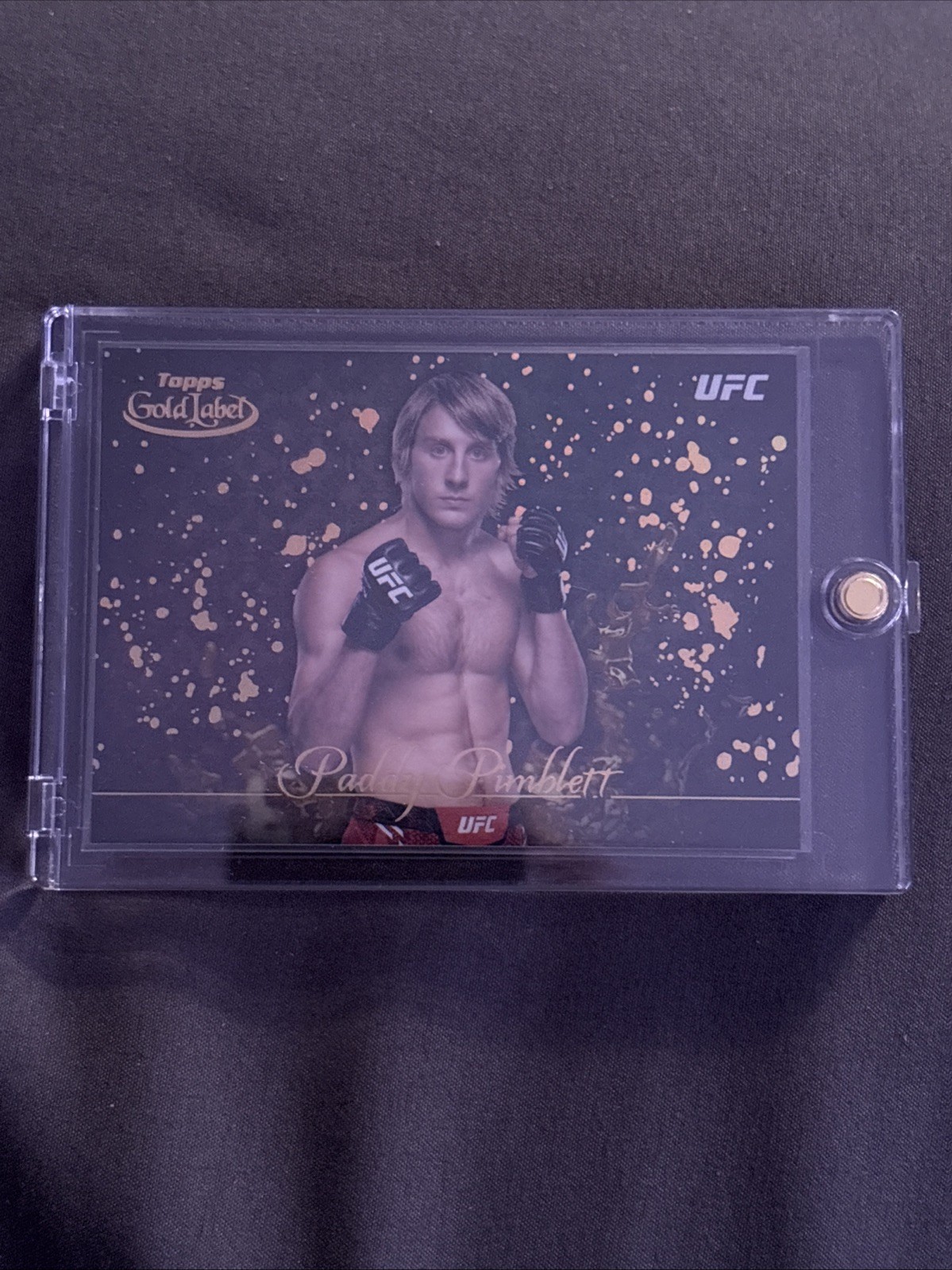 2024 Topps Gold Label UFC - Paddy Pimblett - Gold Splatter - Case Hit - SSP