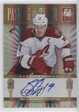 2011-12 Panini Elite Passing the Torch 10/100 Andy Miele Shane Doan #6 Auto 2d8