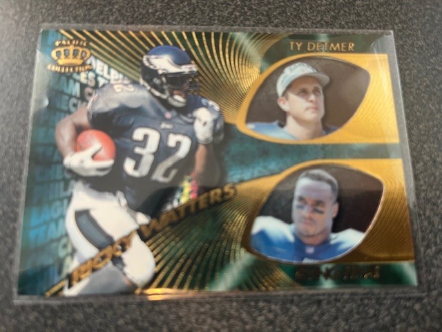 1997 Pacific Watters/Detmer/Fryar Eagles Team Checklist #23