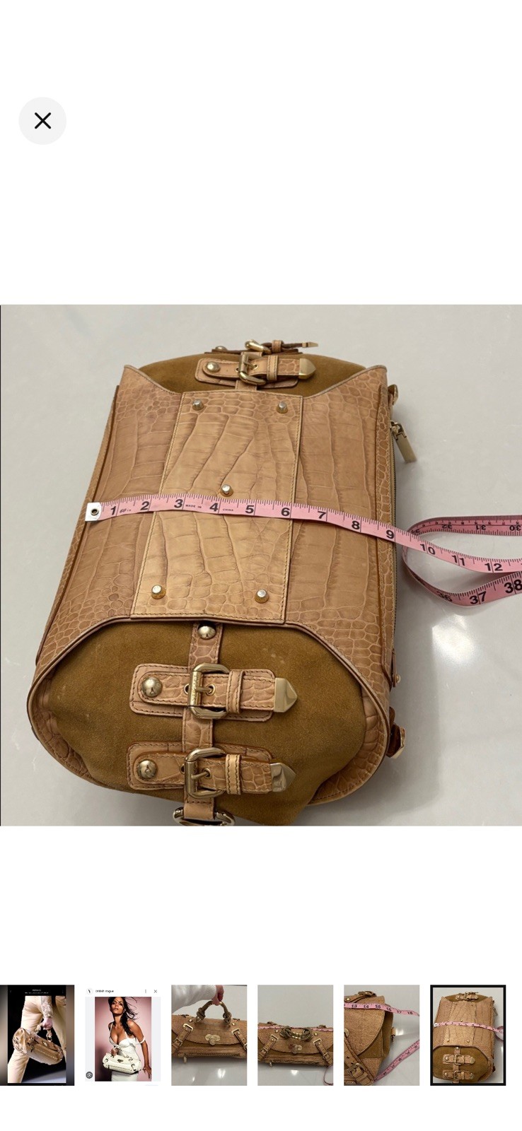 Authentic Versace Medusa Handbag  — image 11