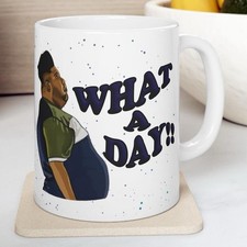 What a Day Mug Harvey Price Mug - Funny Gift for Coffee Lovers - Drinkware, Tum
