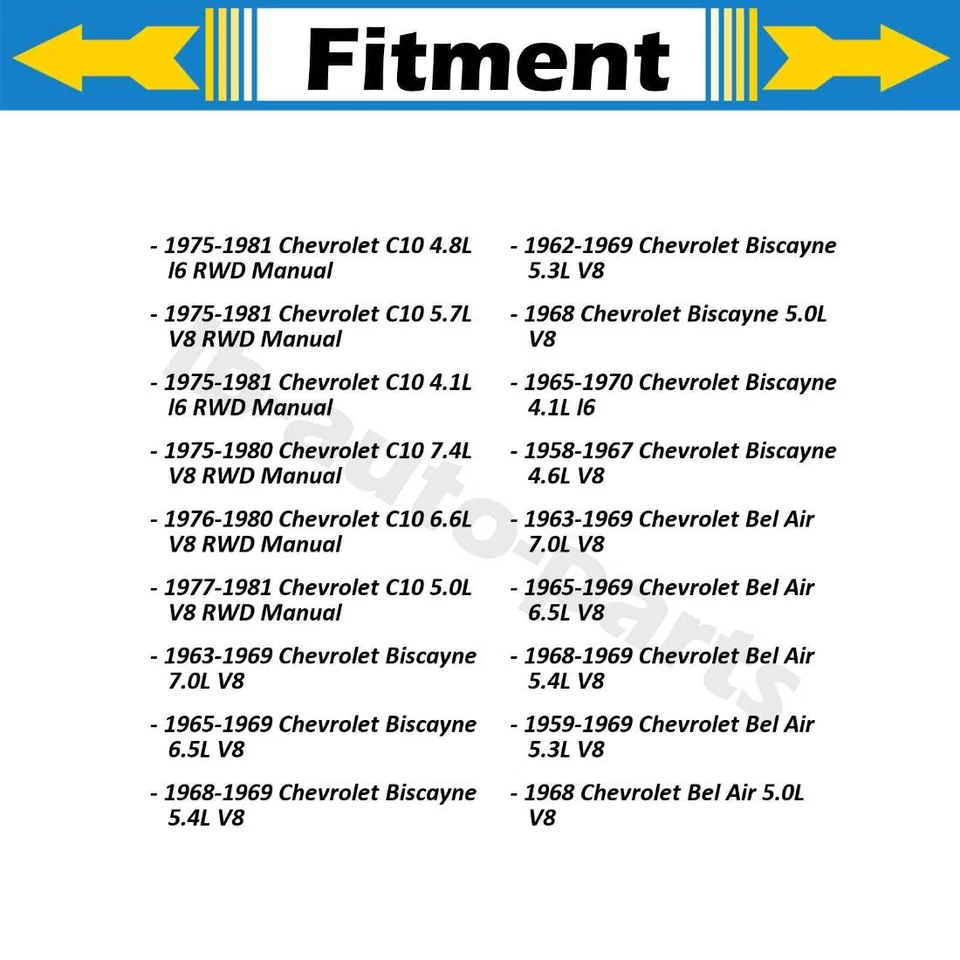 Juntas dianteiras em U SKF para Chevrolet Bel Air 1955 1956 1957 1958 1959 1960 1961 - Imagem 2 de 4
