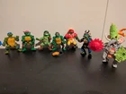Vintage TMNT Action Figures Lot Of 7 - Leonardo Raphael Dr. El Sports Samauri