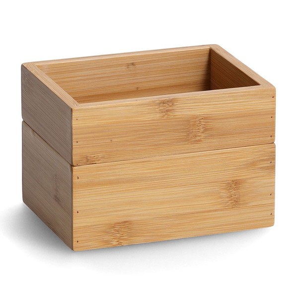 Kosmetik-Organizer, Bambus, 2Er-Set, 14,5 X 11 X 10 Cm, Zeller-image