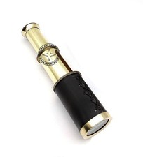 Brass Telescope Marine Handheld Spyglass Telescope Binoculars 7 Inch Vintage DEF