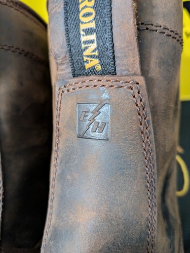 NEW Carolina 8" Waterproof CA9824 Steel Toe LOGGER BOOTS Men's Size 13 - Picture 8 of 10
