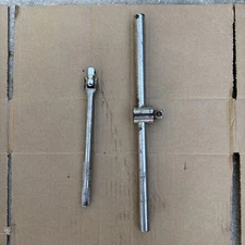 Snap-On Tools Sliding T-Handle SV5  And Flex Head Breaker Bar Fv10b Snap On