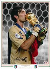 GIANLUIGI BUFFON SIGNED ITALY WORLD CUP WINNER 16x12 PHOTO (ACG CERT AG17117)