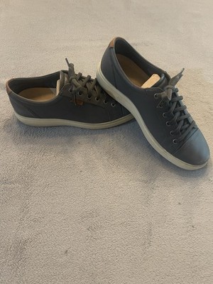 Ecco Men's Soft 7 Runner Leather Sneaker Gray, Size US 9-9.5 (EU 43)