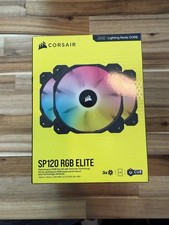 Corsair SP120 RGB Elite Computer Case Fan, CO-9050109-WW, Black, 3-Pack