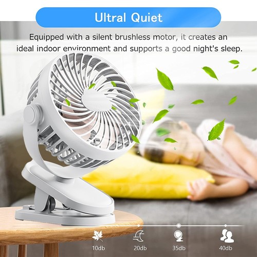 NEW Neck Fan USB Portable Fan Rechargeable Portable Cooler Neckband Bladeless UK - Picture 90 of 107